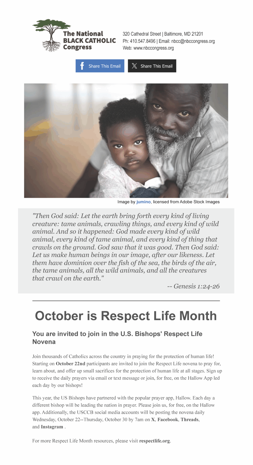 Saint Daniel Rudd NBCC October 2025 News and Events - National Black Catholic Congress ...