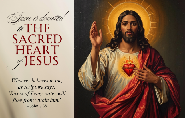 June Sacred Heart Flat