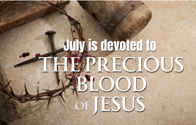 July Precious Blood of Jesus flat
